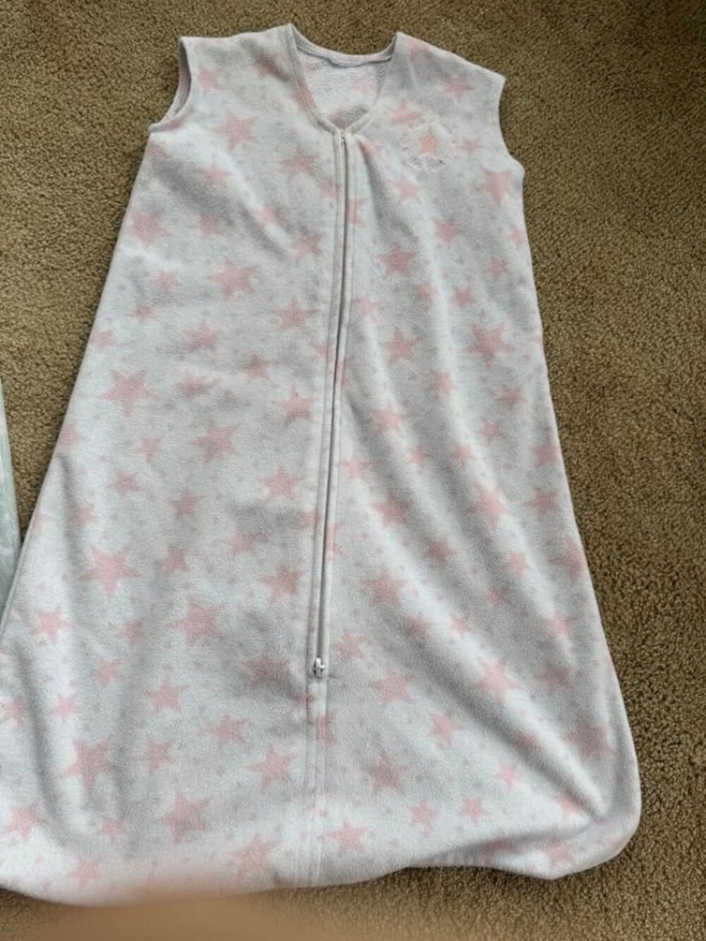 Halo pink 1.0 tog microfleece sleep sac size medium 6-12 months